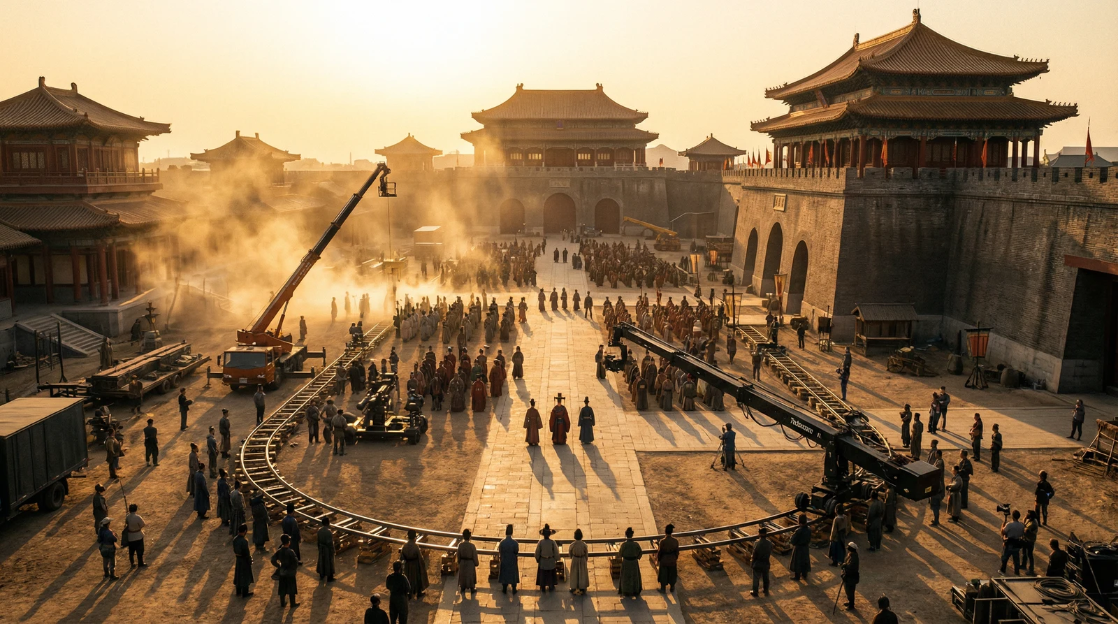 困困兔国产视频栏目大型影视拍摄基地全景