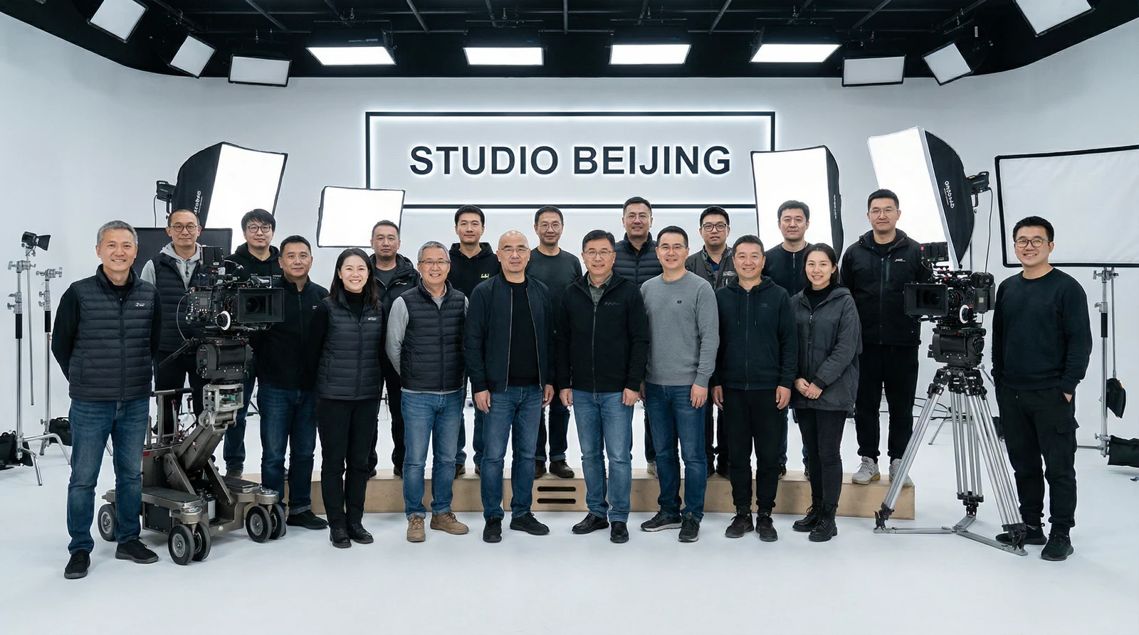 困困兔专业影视制作团队合影